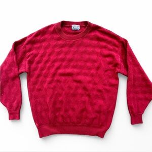 Red Vintage 100% Cotton Sweater